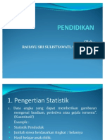 STATISTIK &amp STATISTIK PENDIDIKAN