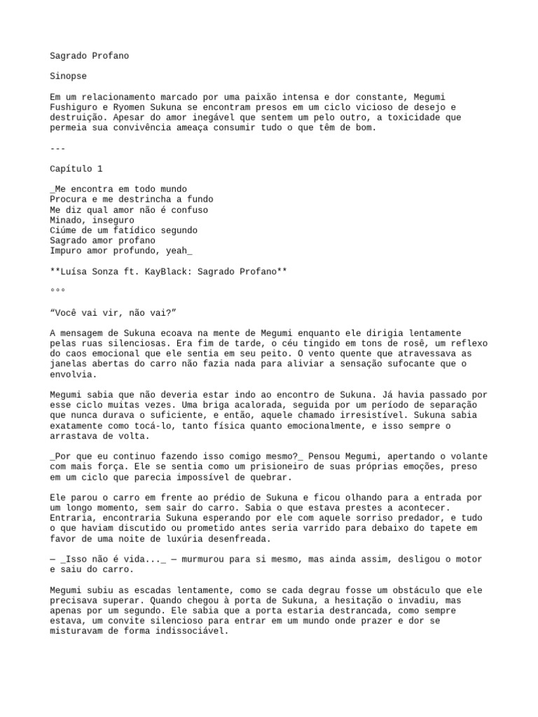Sagrado Profano | PDF