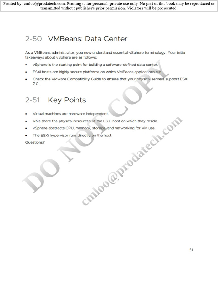 Evantage - VMware Vsphere - Install, Configure, Manage (V7) STUDENT ...