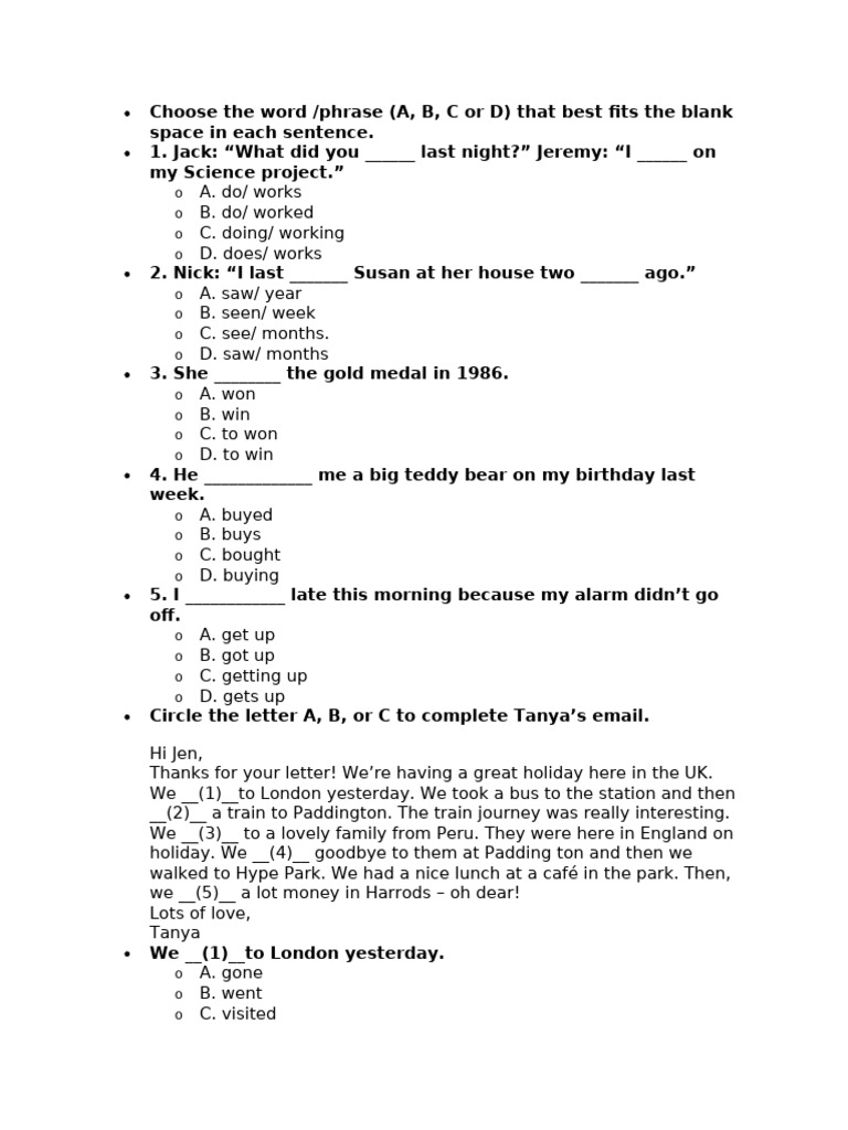 E10 Extra Unit1 | PDF