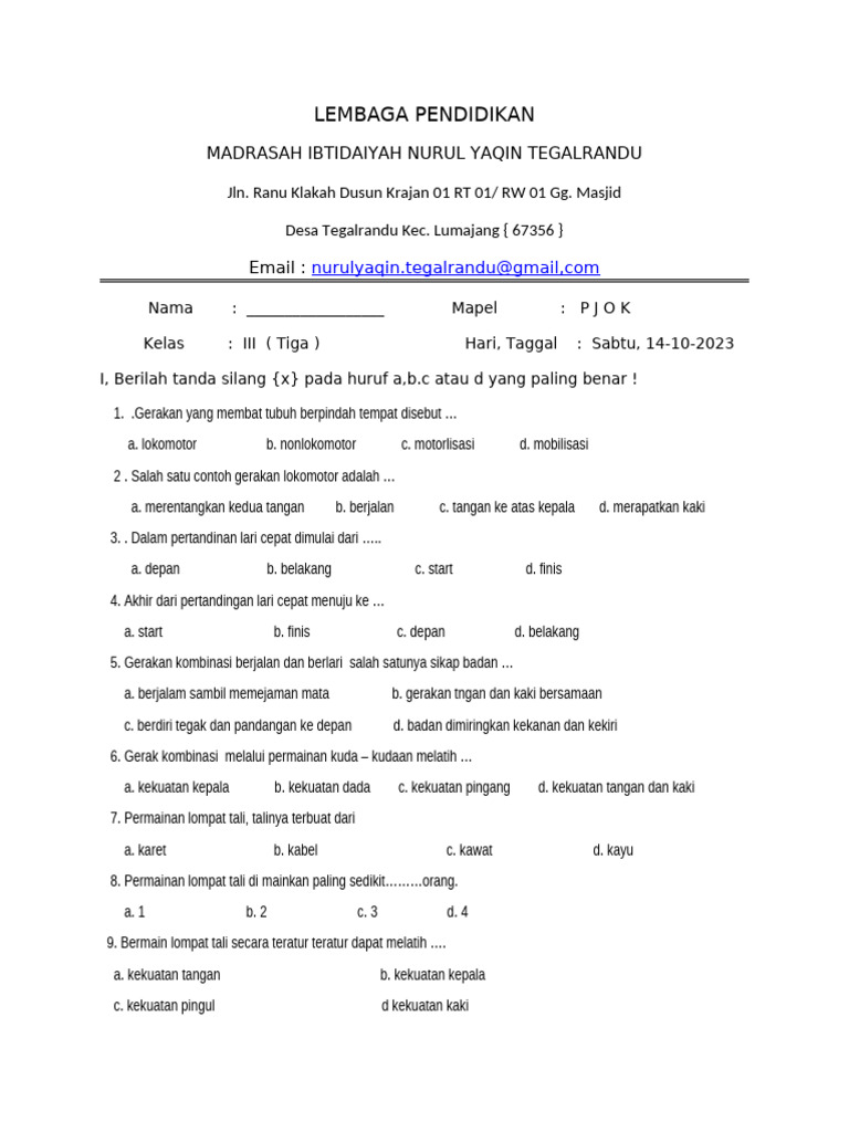 Mempersiapkan Diri dengan Matang: Panduan Lengkap Download Soal PTS Kelas 3 Semester 1 Kurikulum 2013 Revisi 2019