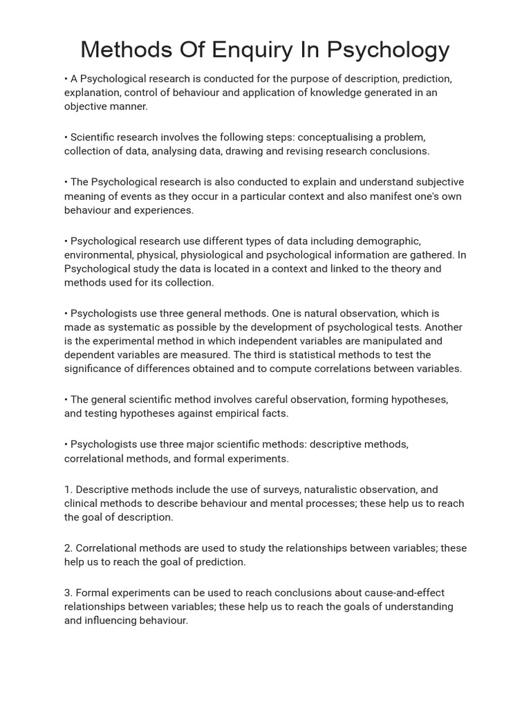 Psy 2 | PDF