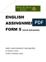 English Assingnment Form 5