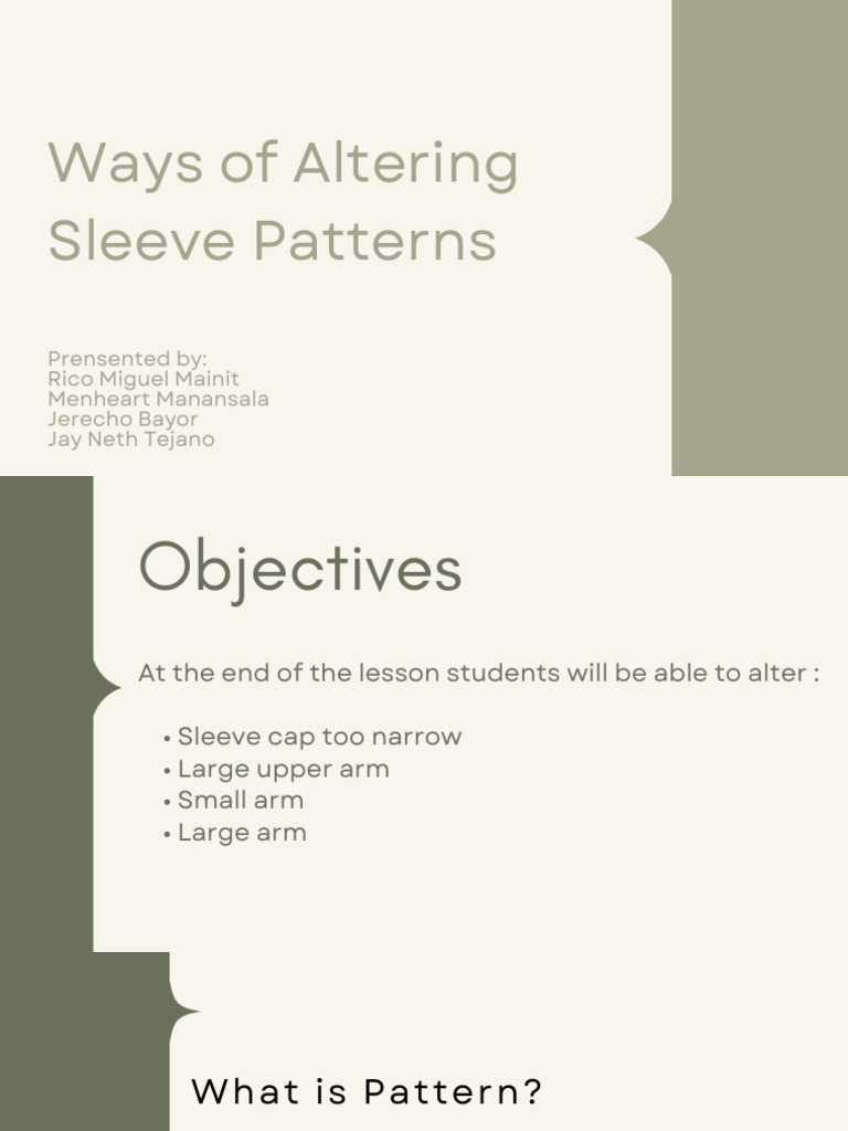 Sleeve-Pattern-Alteration - 20240905 094105 0000 | PDF