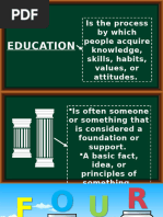 Four Pillars of Education