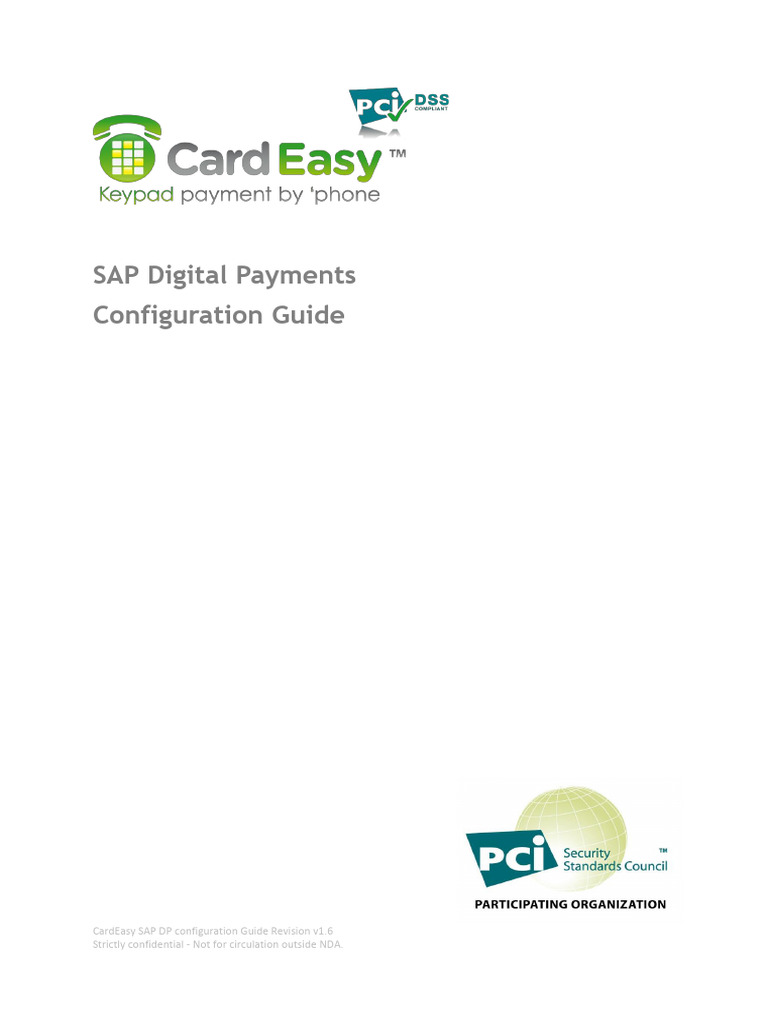 CE SAP Digital Payments Configuration Guide | PDF