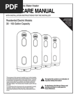 Use & Care Manual: Non-Metallic Electric Water Heater