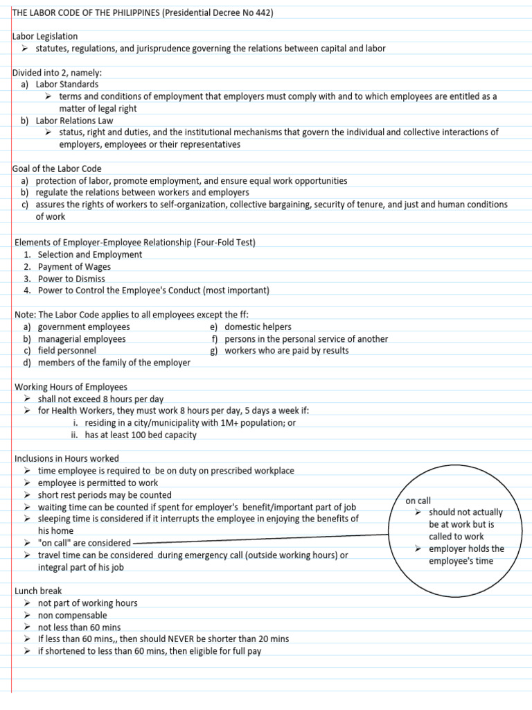 Labor Code Mod 10 14 | PDF