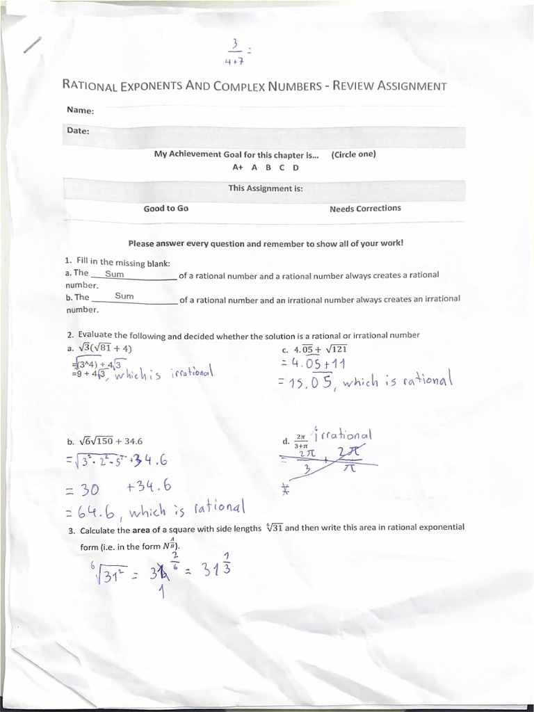 Worksheet For 2nd Unit | PDF