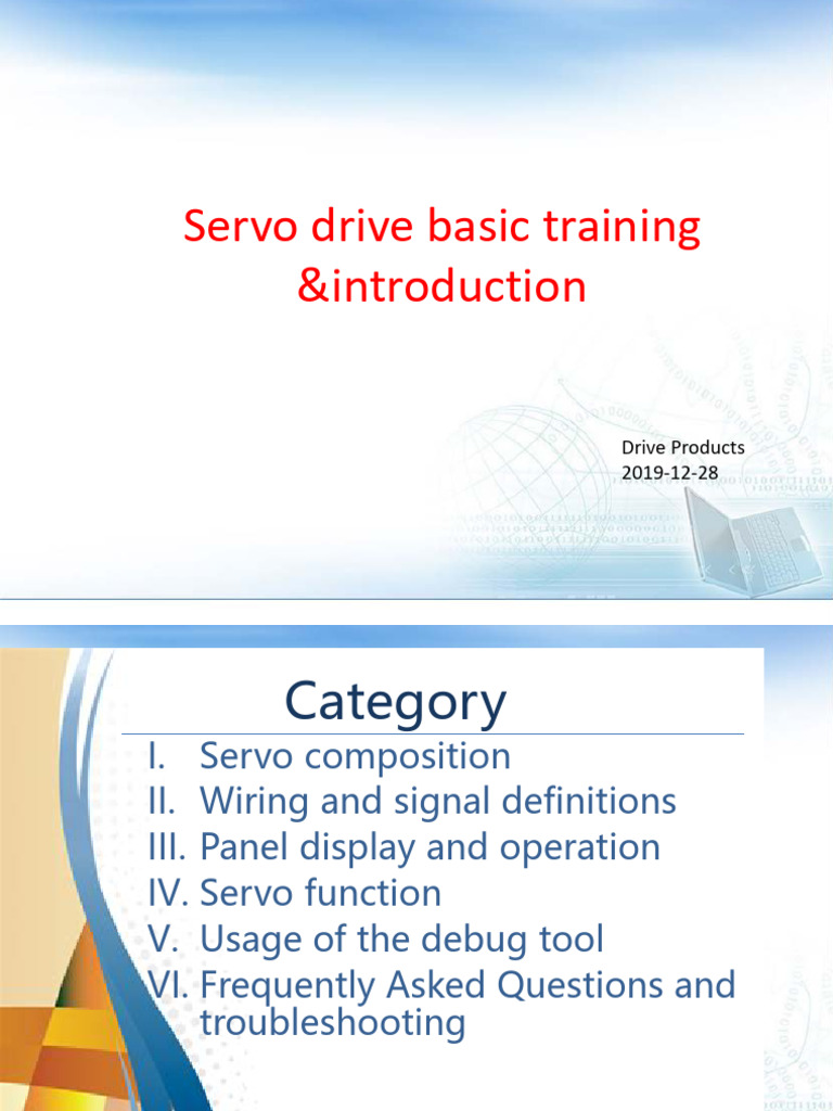 WECON SERVO PPT training_en | PDF