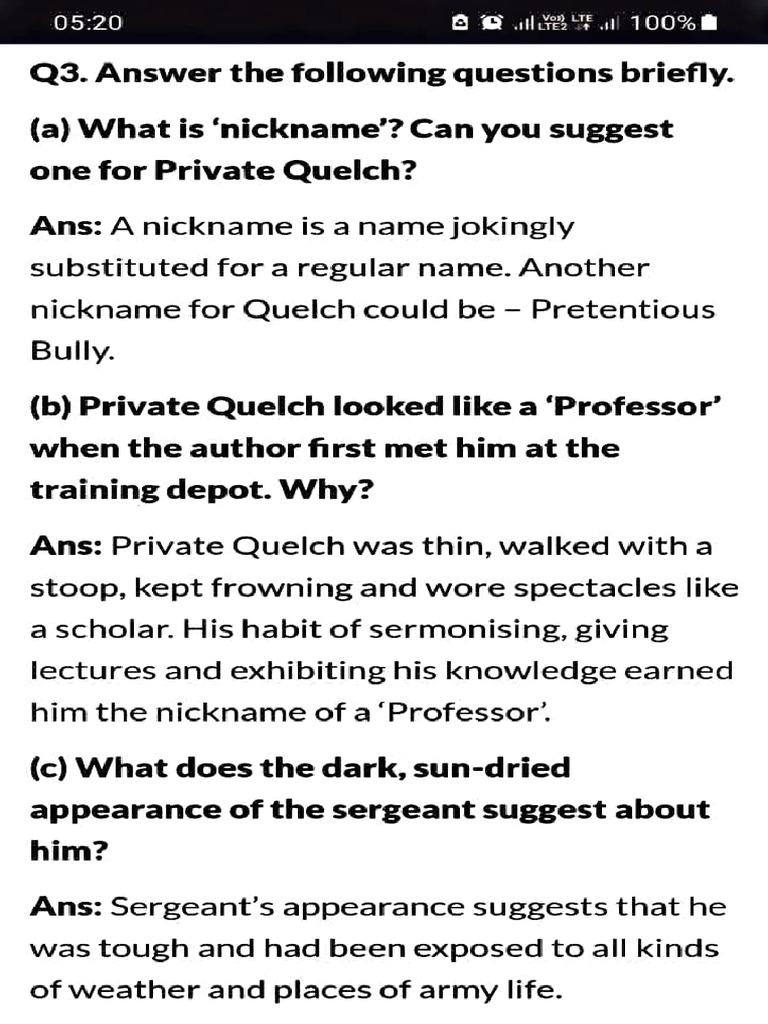 Class 9th Q Answers | PDF