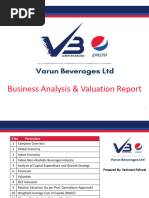 Business Valuation & Analysis Report