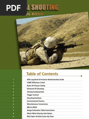 Rifle Log Book