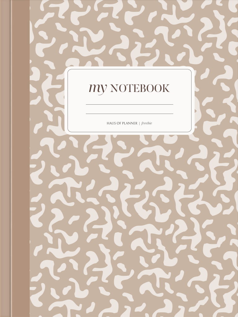 Free Lined Digital Notebook - HOP | PDF