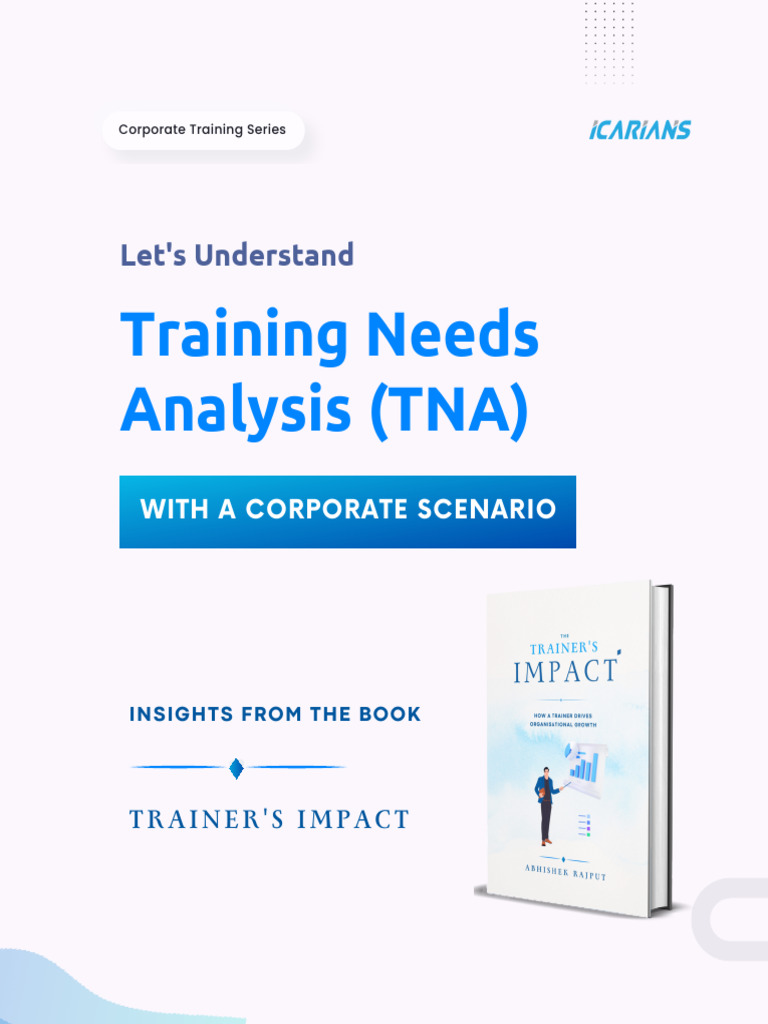 Training Needs Assessment Guide | PDF | Behavior Modification | Learning