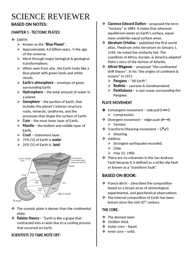 1st LT SCIENCE REVIEWER | PDF