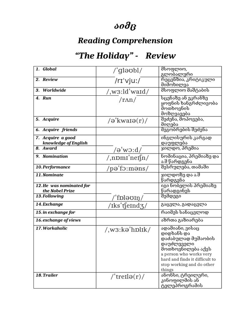 17 The Holiday Review | PDF