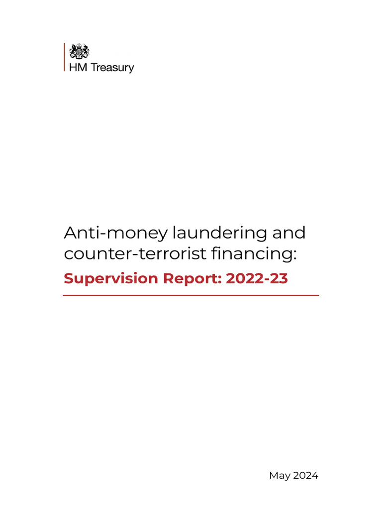 HMT Annual AML CTF Supervision Report 2022 23 1714634718 | PDF ...