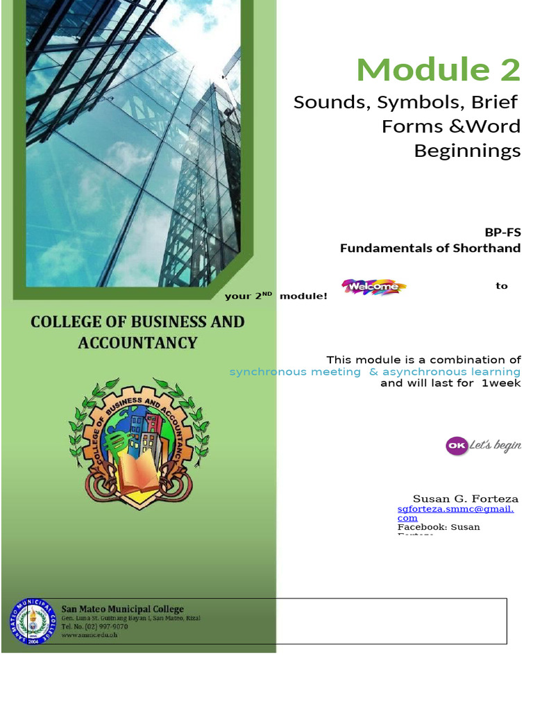 Shorthand Fundamentals: Sounds & Symbols | PDF | Shorthand | Human ...
