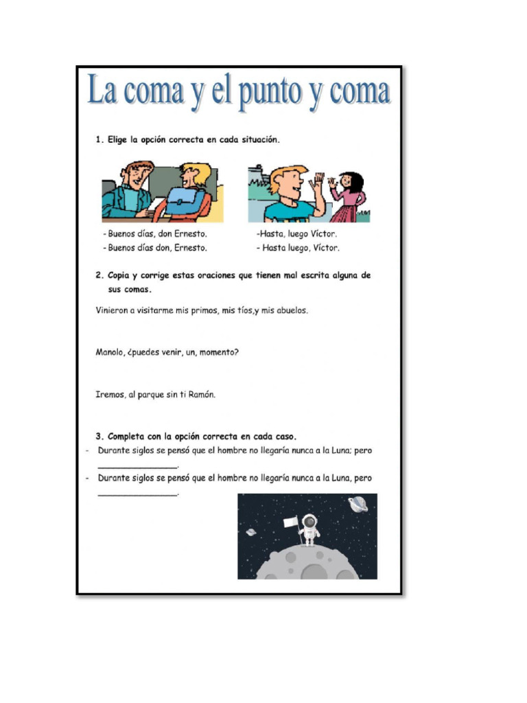 El Punto y La Coma | PDF