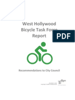 West Hollywood Bicycle Task Force Recommendations