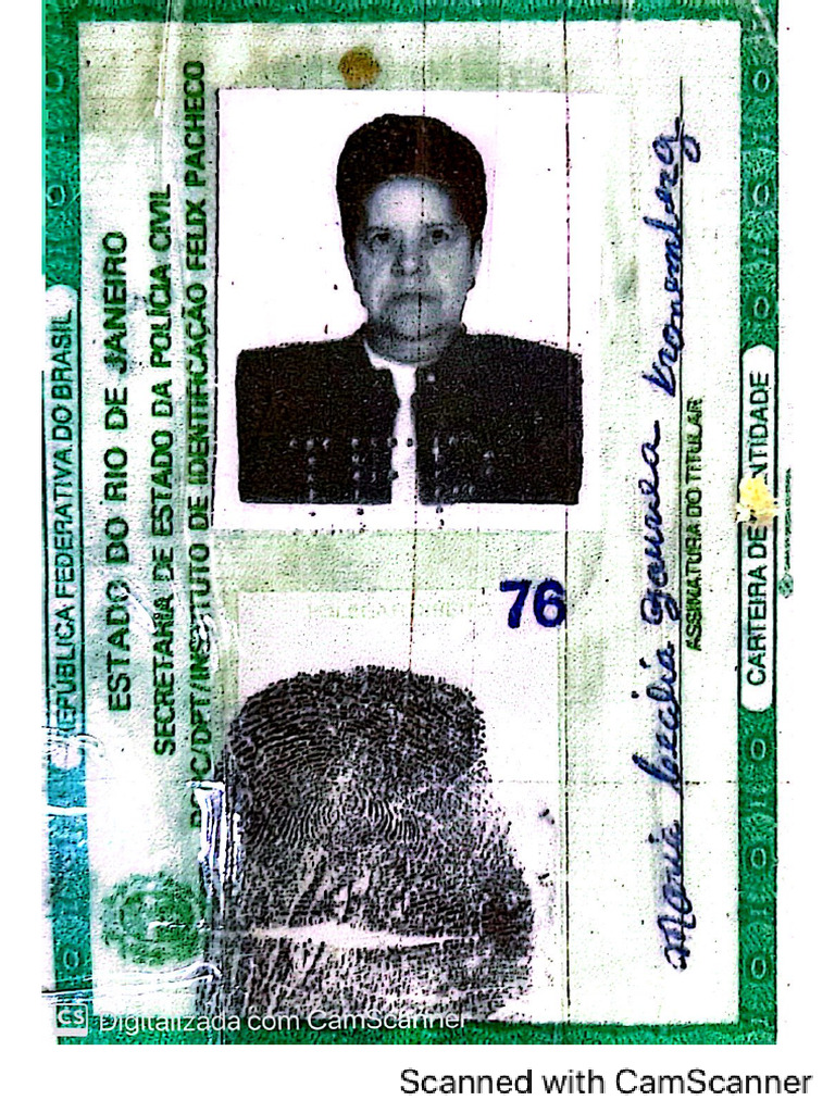 RG Maria Cecília | PDF