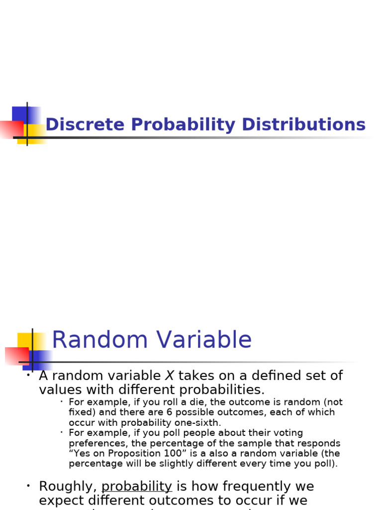 Discrete RV | PDF