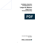 Large AC Motors: Installation, Operation and Maintenance of