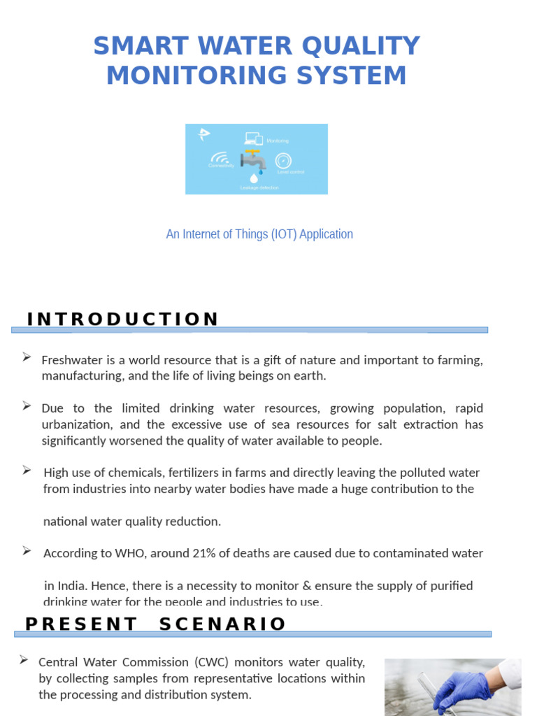 Smart Water Quality Monitoring (Summary | PDF