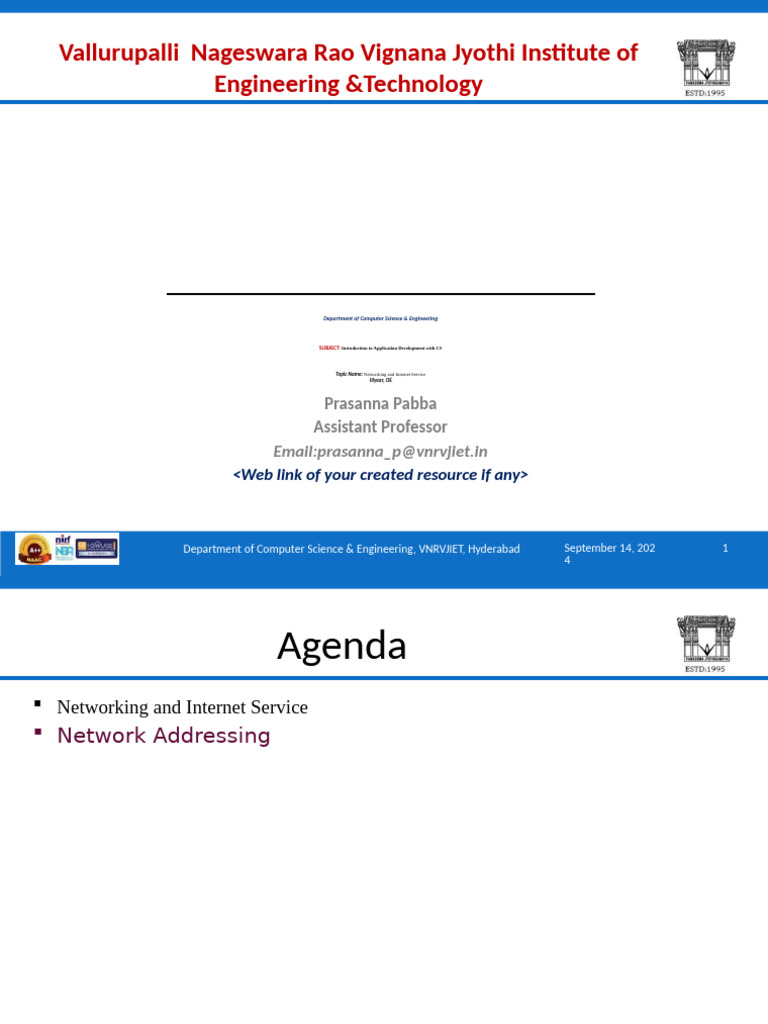 1.6 Networking and Internet Service | PDF