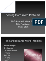 Solving Math Word Problems in 4 Steps