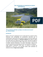 Defensa de las cabeceras de cuenca hidrográfica en Cajamarca - Perú