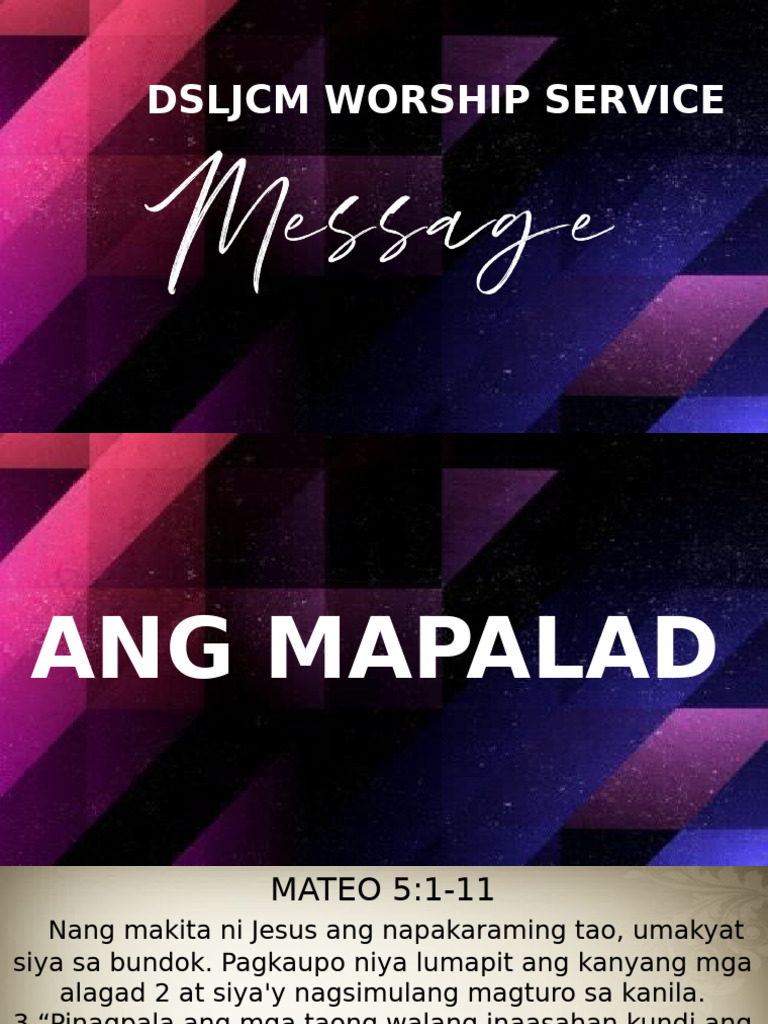 Ang Mapalad | PDF