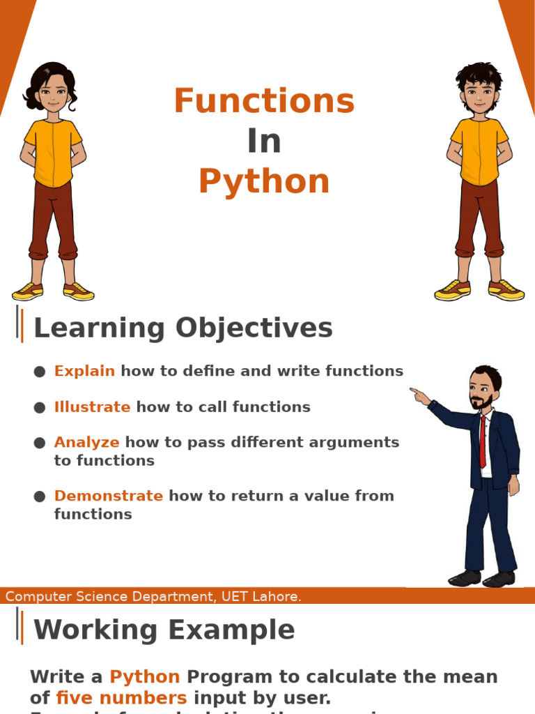 Updated Week 06 and 07 Functions in Python | PDF