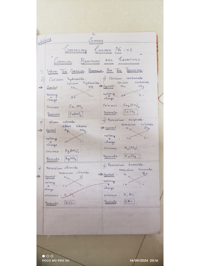 Class 10 Science Chapter 1 Class Notes | PDF