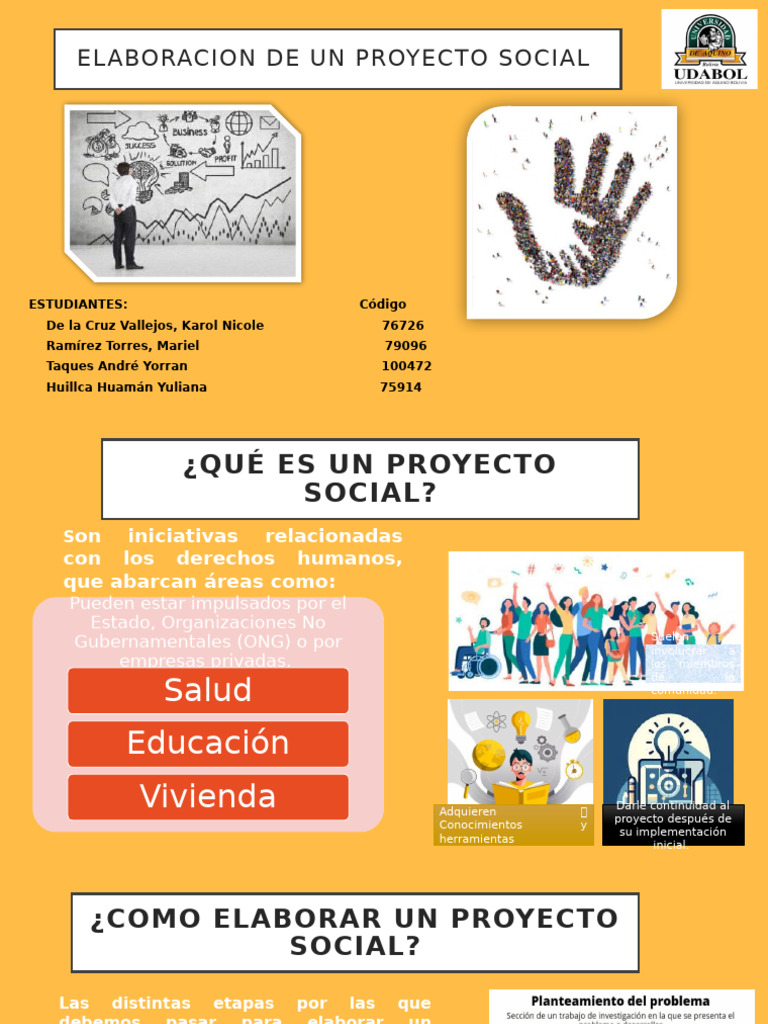 Guía para Elaborar Proyectos Sociales | PDF | Evaluación | Crecimiento ...
