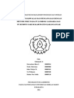 Laporan Menejemen Produksi Dan Operasi