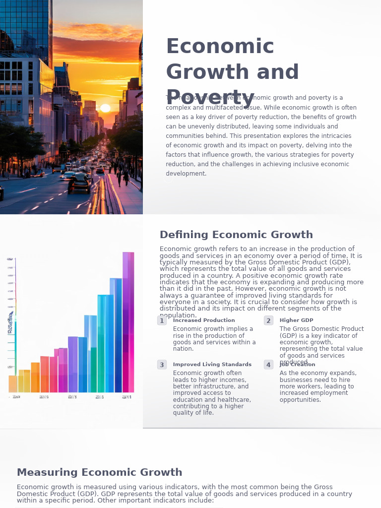 Economic Growth and Poverty | PDF