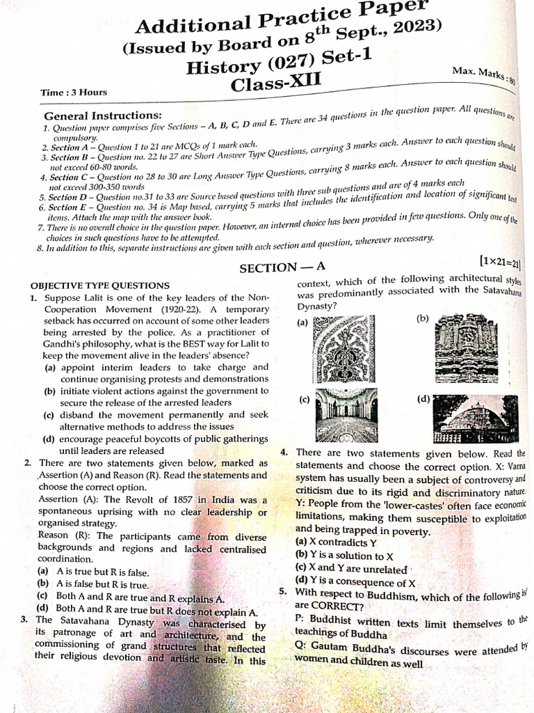 Additional Practice Paper | PDF