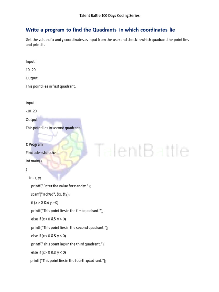 Day 6 Coding Solution | PDF