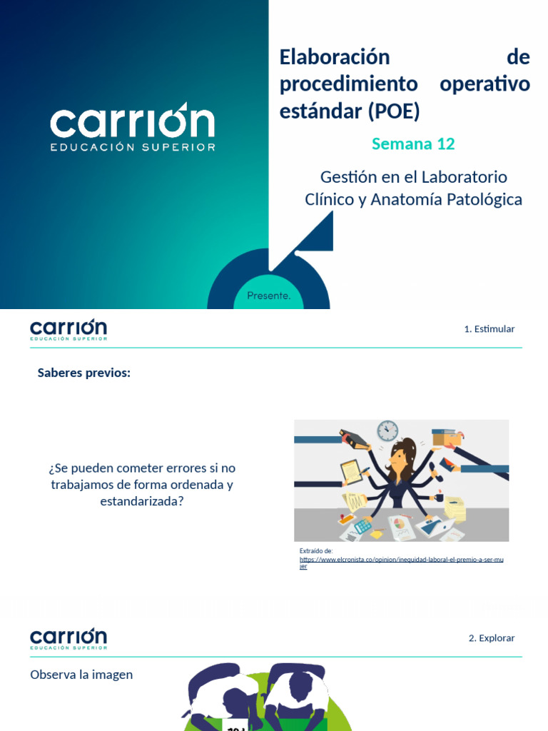 Elaboración de POE en Laboratorio Clínico | PDF | Laboratorios ...