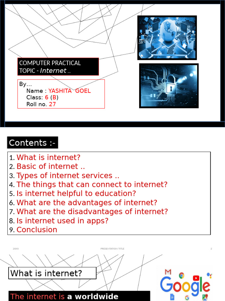 School Presentation Pdf