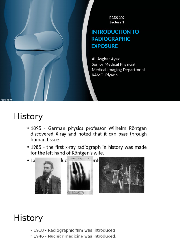 1 - Introduction To Radiography (1) 3 | PDF