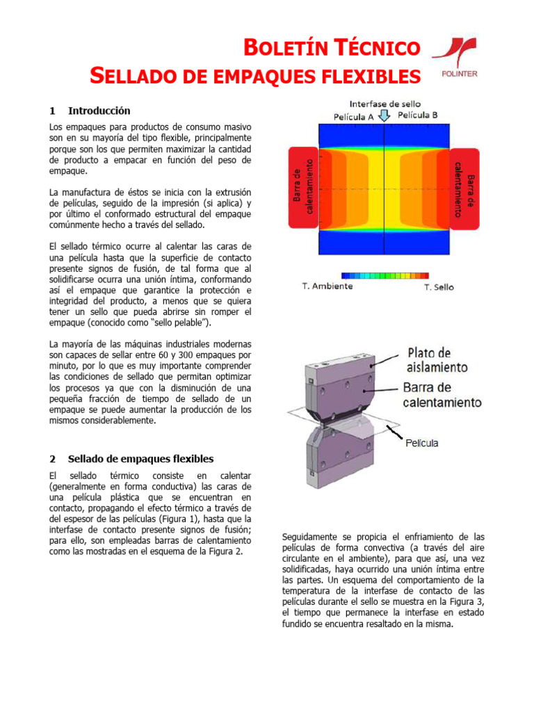 TEI 6 Sellado de Empaques Flexibles 1 | PDF