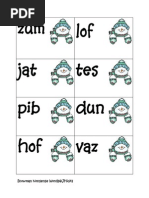 Download Snowman Nonsense Words by Julie Fortenberry Hicks SN76916813 doc pdf