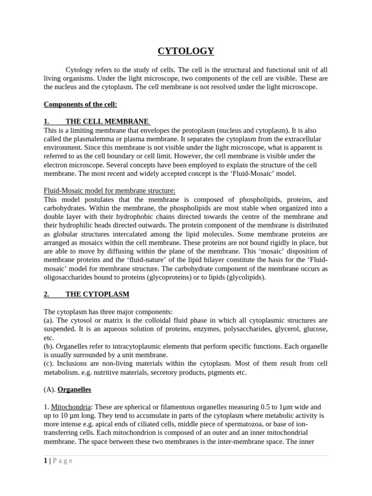 Understanding Cell Structure and Function | PDF | Endoplasmic Reticulum ...