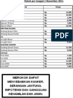 Download Harga Rokok by Dimas Saputra SN76917113 doc pdf