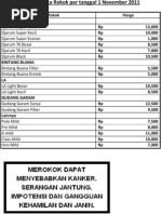 Download Harga Rokok by Dimas Saputra SN76917113 doc pdf