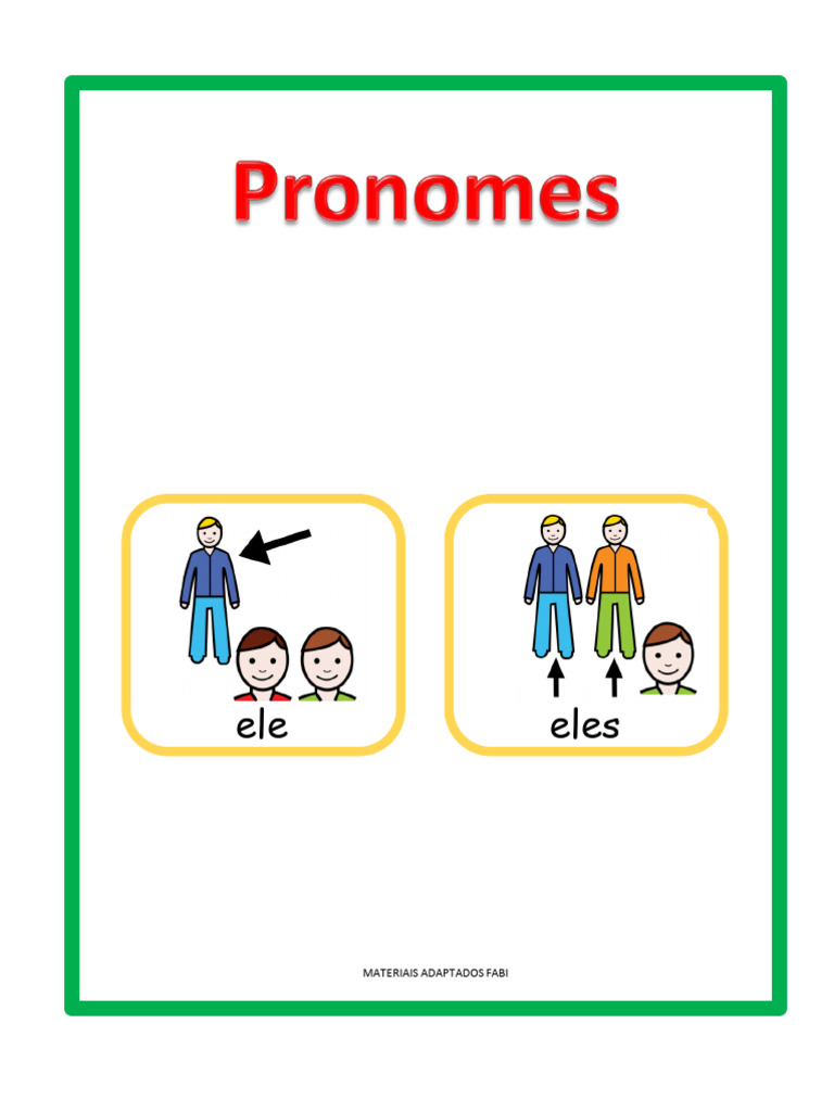 Core words pronomes ele eles pdf