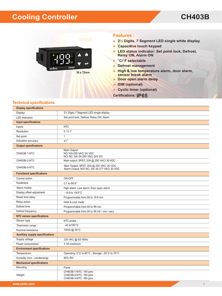 CH403B Datasheet | PDF